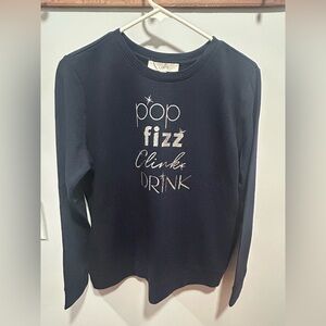 NWT The Loft Women's Champagne Pop
Shimmer Cozy Sweatshirt